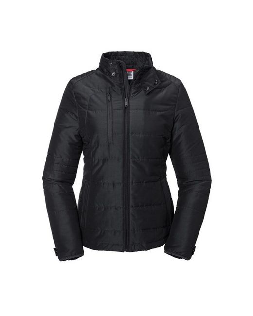 Russell Black Ladies Cross Padded Jacket
