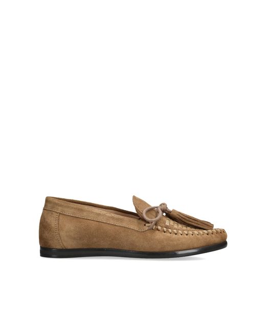 Steve Madden Brown Suede Yaira Loafers