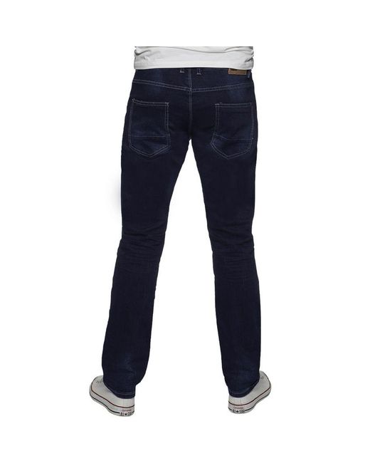 Eto Blue Tapered Fit Jeans for men