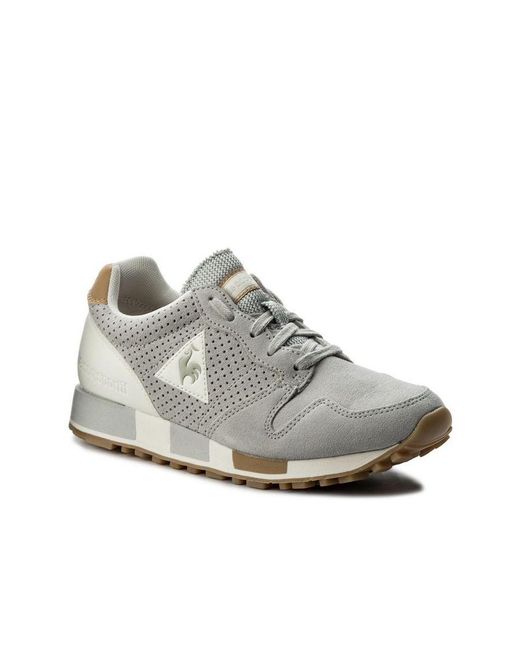 Le Coq Sportif Gray Omega Premium Trainers for men