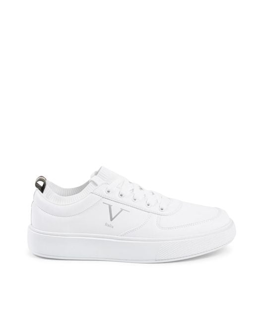 Versace 19.69 Abbigliamento Sportivo White V Sneaker Snk 002 M Leather for men