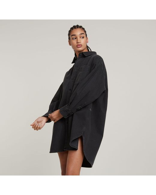 G-Star Black G-Star Raw Oversized Denim Dress