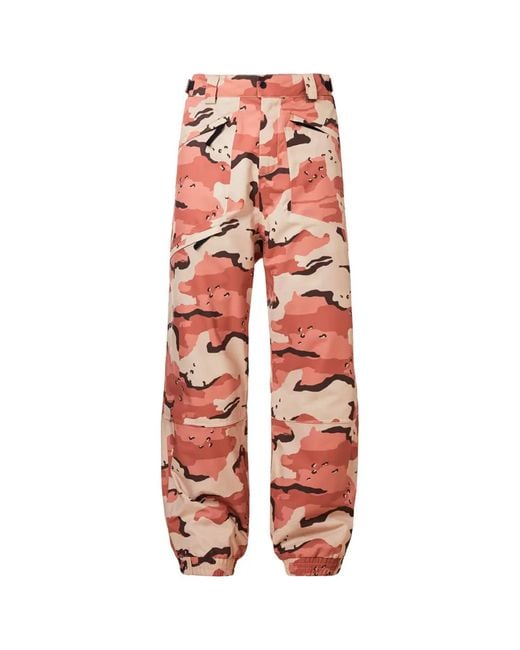 Oakley Red Evocative Rc Camo Desert Ski Pants for men