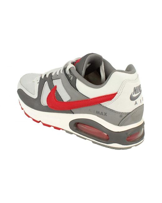 nike white air max command trainers