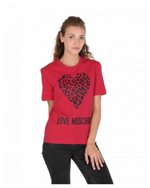Love Moschino Red T-Shirt