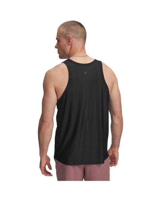 Under Armour Black Rck Chill Tnk for men