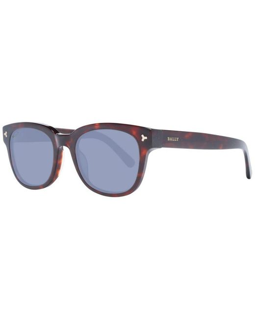 Bally Blue Square Sunglasses With Lenses for men