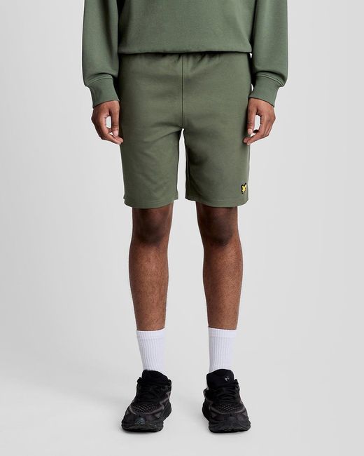 Lyle & Scott Green Sports Lightweight Sweat Shorts