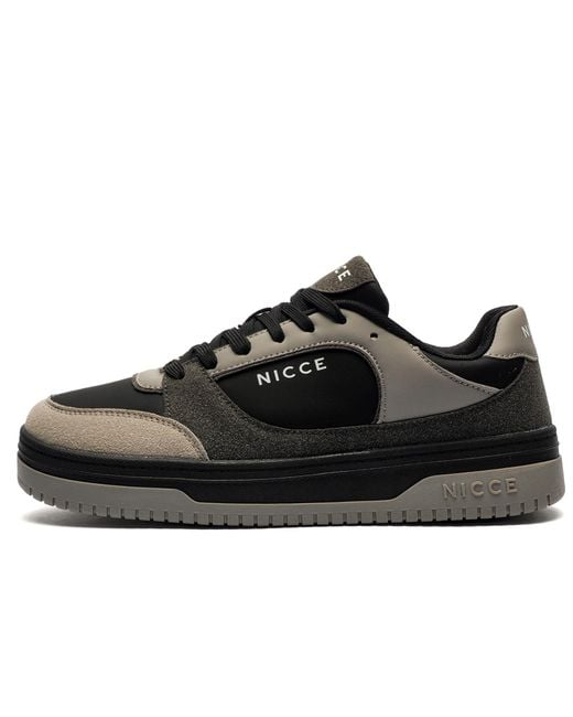 Nicce London Black Nestio Trainers for men