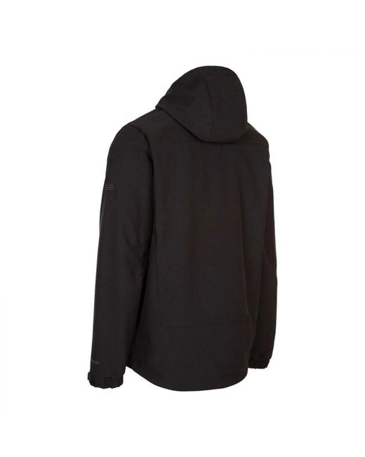 Trespass Black Alwero Softshell Hybrid Jacket for men