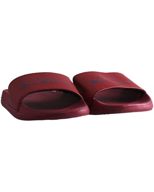 Ben Sherman Margate Slip-on Red Synthetic S Flip-flops Bs20905_red/navy for men
