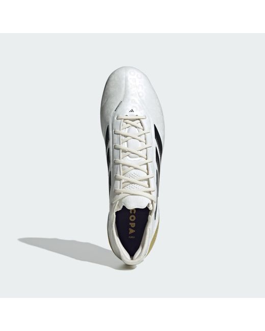 Adidas Originals White Copa Pure 3 Elite Artificial Grass Boots