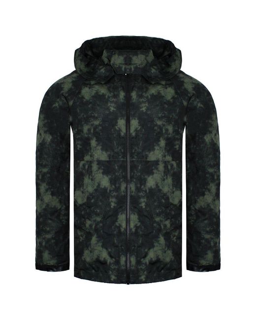 Weekend Offender Green Rusted Jacket Nylon for men