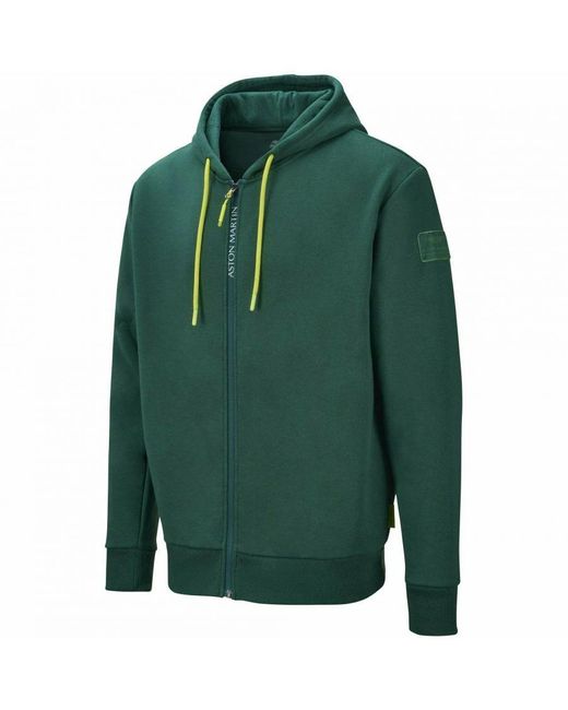 Aston Martin Green F1 Official Team Track Jacket Cotton for men