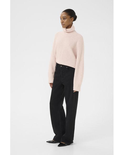Gestuz Pullover Loose Fit Rose in het Multicolor