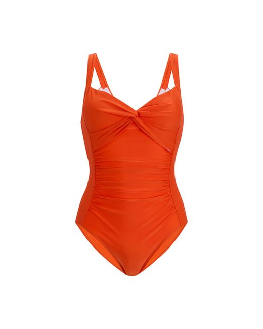 Regatta Orange Ladies Sakari Tummy Control One Piece Swimsuit (Tangerine Tango)