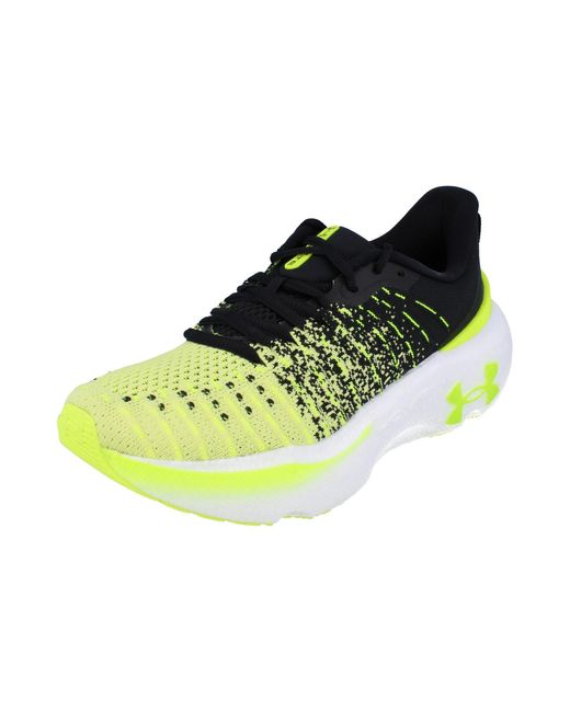 Under Armour Yellow Infinite Elite Running Trainers