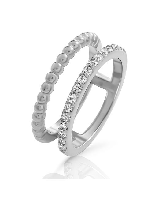 Orphelia Metallic 'Chic' 925 Sterling Ring