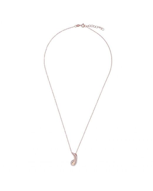 Orphelia Metallic 'Tilou' 925 Sterling Chain With Pendant