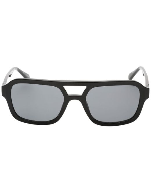 Guess Gray Smoke Lensed Shiny Sunglasses