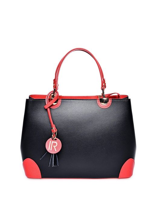 Isabella Rhea Blue Vielfarbig Rindsledertasche