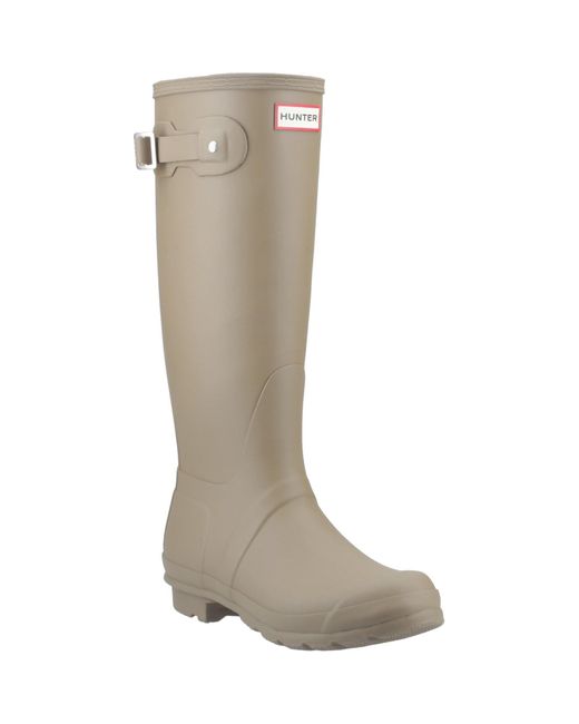 Hunter Brown Original Tall Wellingtons