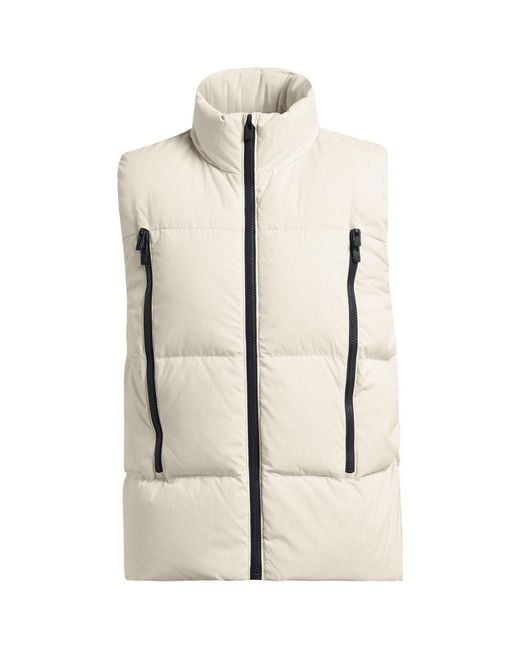 Under Armour Natural Limitless Solid Patterned High Neck Gilet With Zipped Pocket for men