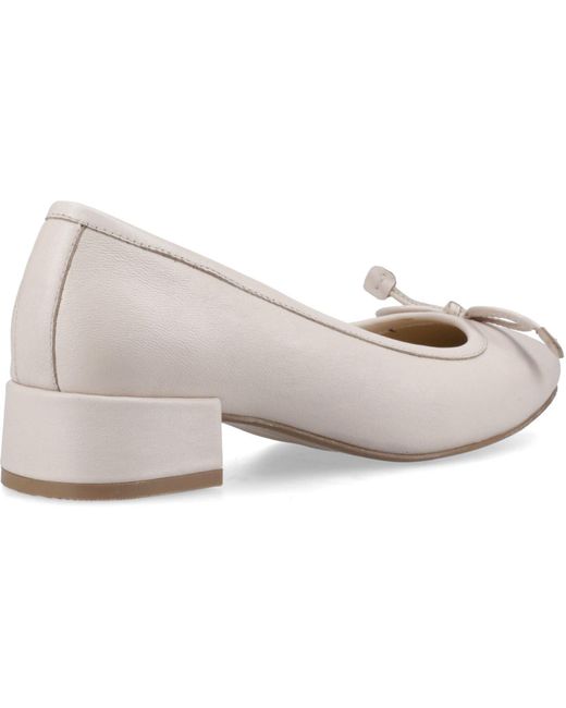 Hush Puppies White Silvia Low Heel Sandal Leather Sandals