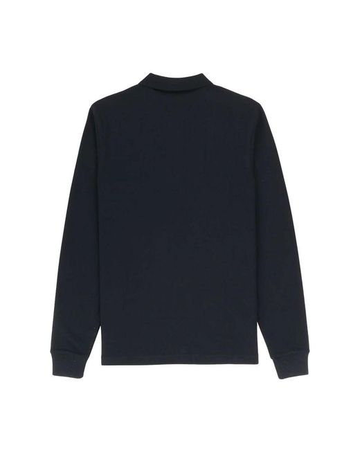 Fred Perry Blue Fredperry Fp Ls Plain Polo Shirt for men