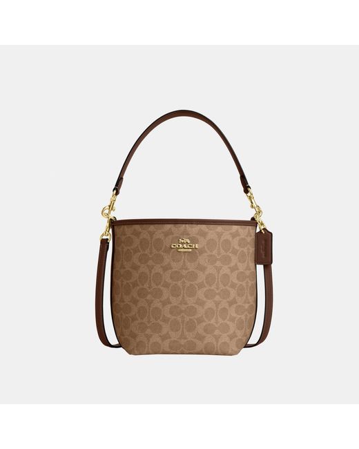 COACH White City Bucket Bag