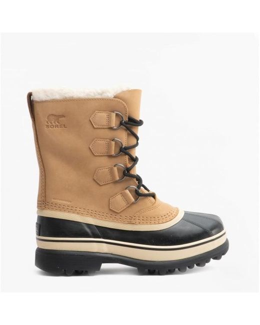 Sorel Brown Caribou Waterproof Boots Buff