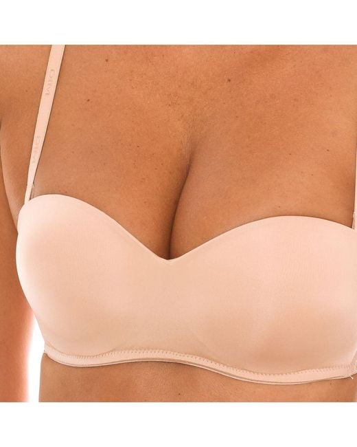 Dim Natural Wireless Bandeau Push-Up Bra 007Hf. Enhancement, Support And A Touch Of Elegance