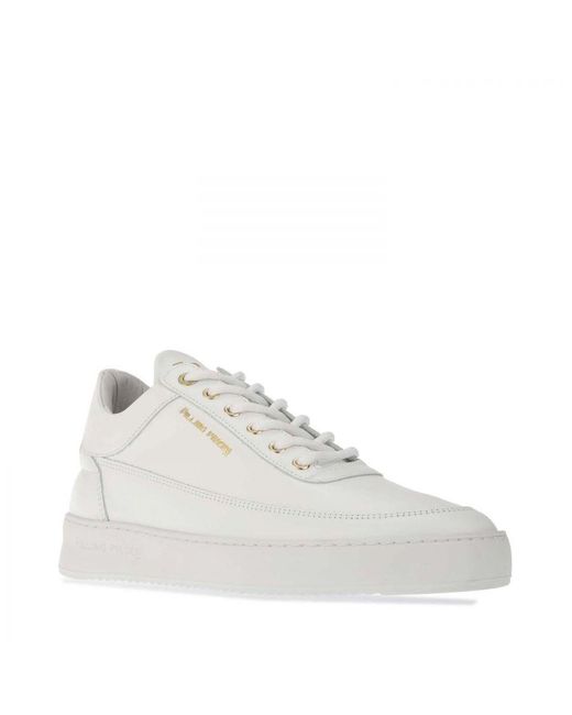 Filling Pieces White S Eva Lane Low Top Trainers
