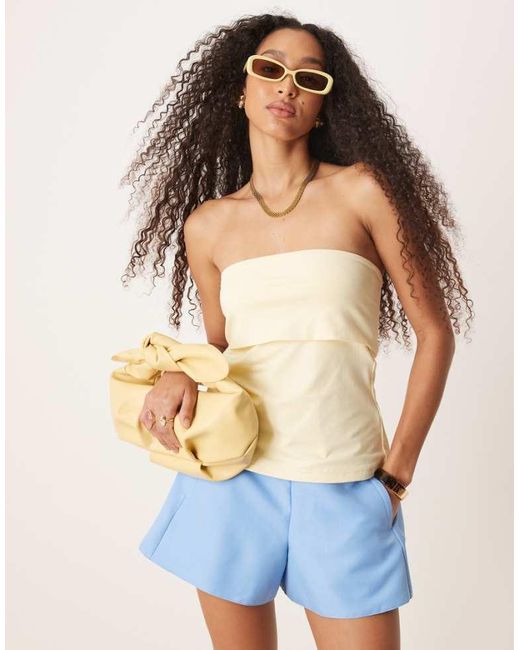 ASOS Blue Tailored Pull On Boxer Shorts