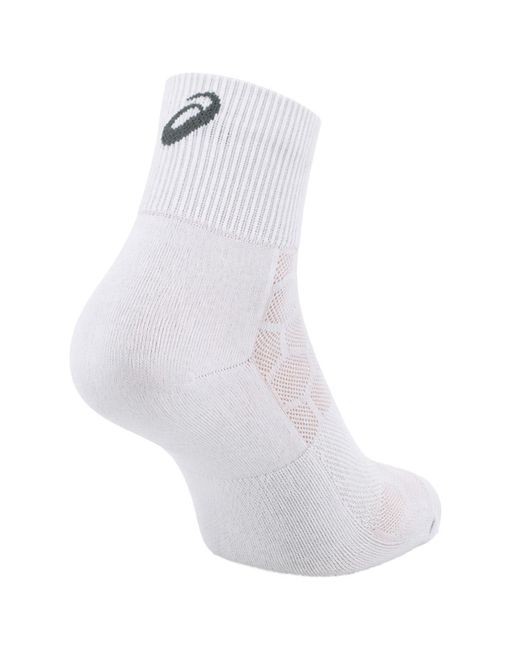 Asics Blue 3-Pack Easy Quarter Multicolur Socks for men