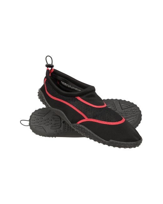 Mountain Warehouse Gray 'Bermuda' Aqua Water Shoes Flexible Quick Dry Lightweight Slip On Footwear Textile for men