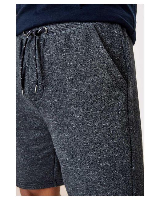 S.oliver Blue Cotton Jersey Sweat Shorts for men