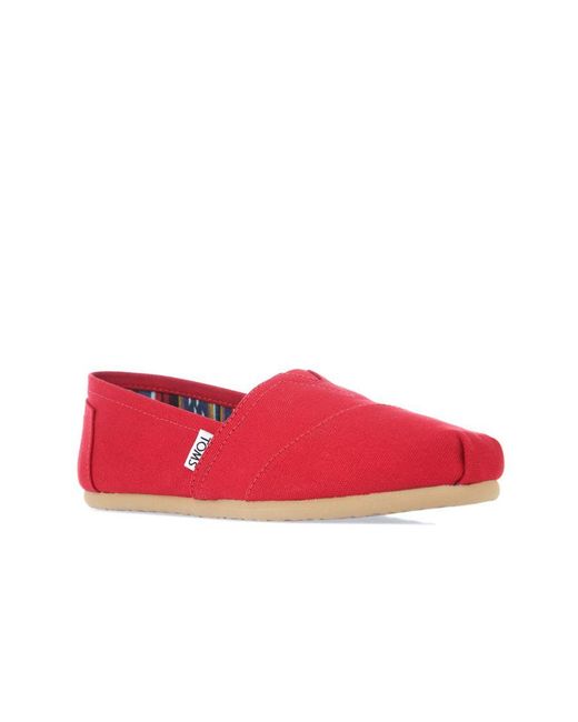 TOMS Red Classics Canvas Pumps