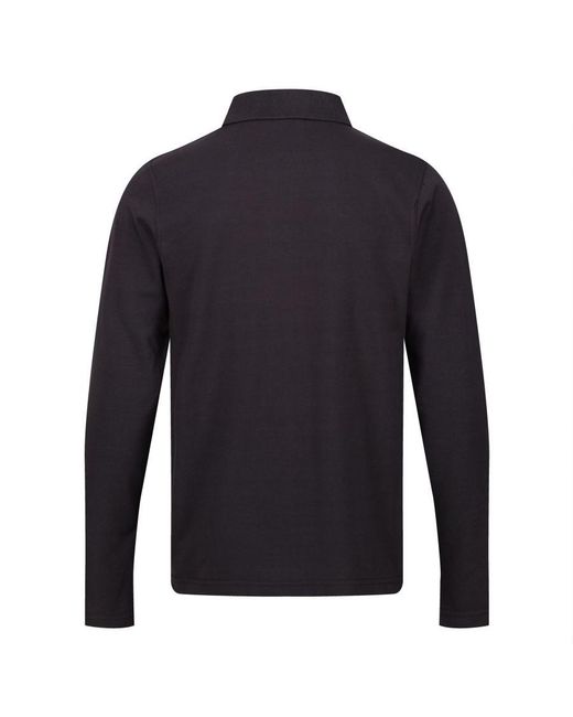 Regatta Blue Pro Long-Sleeved Polo Shirt (Seal) for men