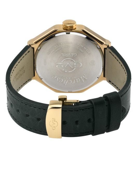 Gv2 Gray Marchese Ipyg Case, Dial, Genuine Italian Leather Strap for men
