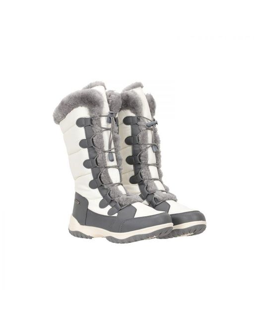Mountain Warehouse White Ladies Snowflake Extreme Long Snow Boots ()