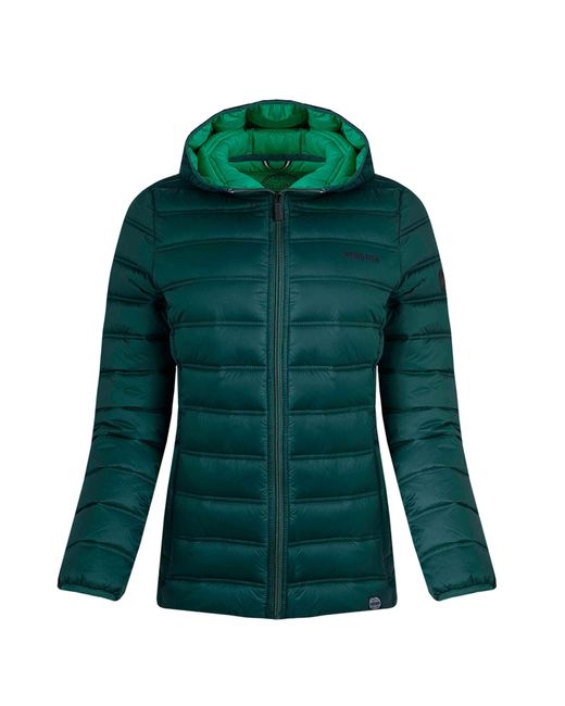 Weird Fish Green Ladies Eshka Lightweight Padded Jacket (Cedar)