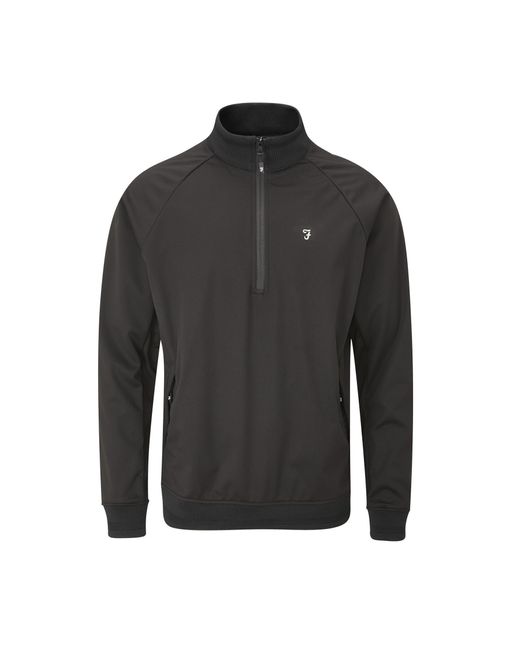 Farah Gray Kala Quarter Zip Jacket for men