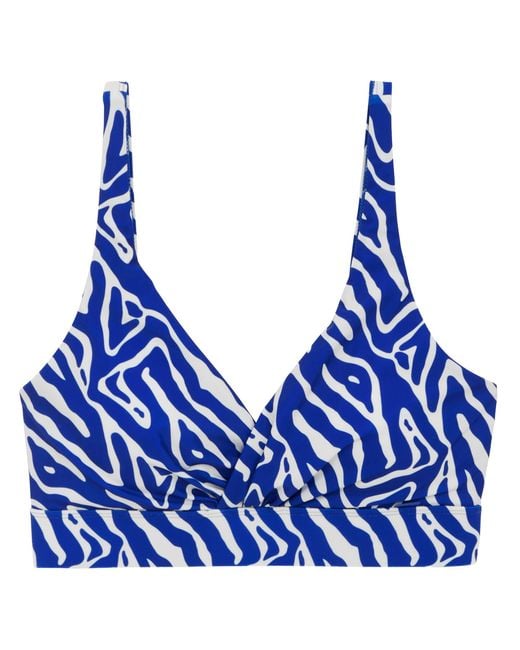 Regatta Blue Ladies Paloma Abstract Bikini Top (Brightest)