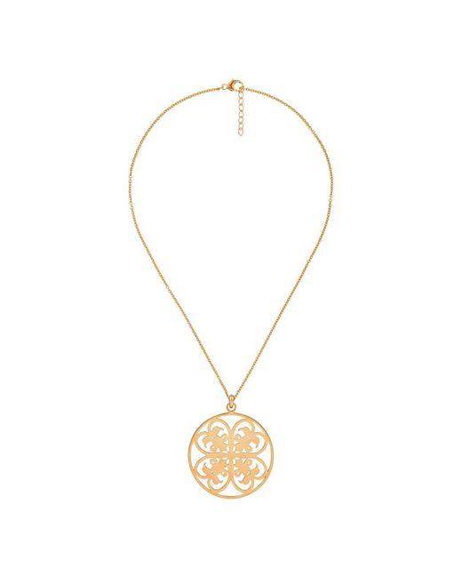 Orphelia Metallic 925 Sterling Chain With Pendant