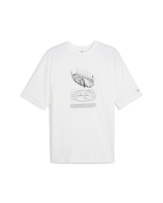 PUMA White X Harry Potter Oversized Graphic T-Shirt for men
