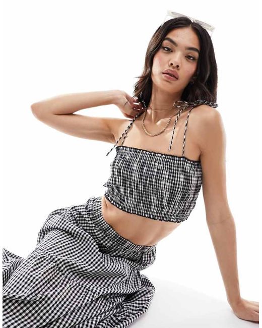 Esmee London Gray Beach Crop Top Co-Ord