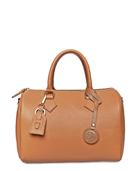 Roberta M Brown Rindsledertasche