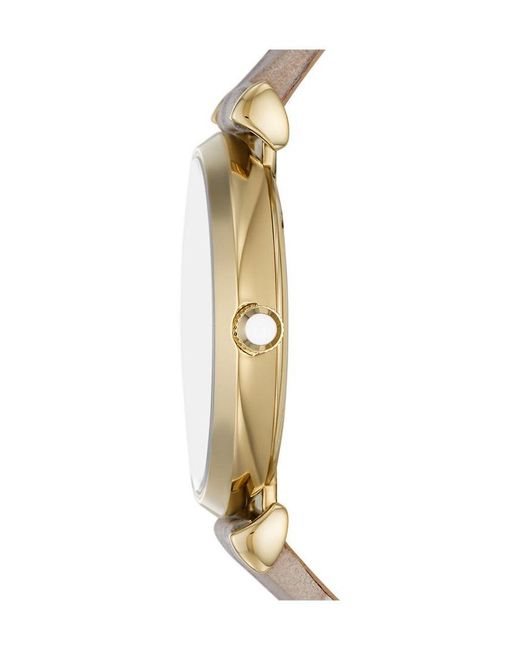 Emporio Armani Metallic Gianni T-Bar Watch Ar11518 Leather (Archived)