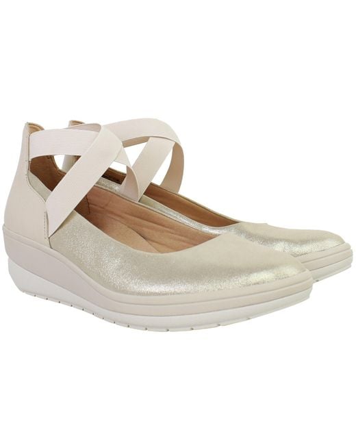 Vionic White Ellery Wedges Leather